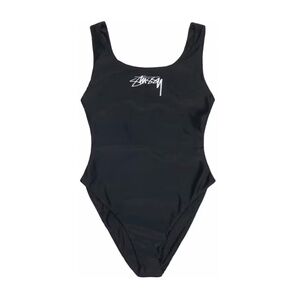 NWT Stussy Surf Stock One Piece Swimsuit - Black L, XL